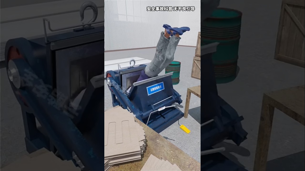 Hydraulic Press Machine Labour Accident😭#shorts