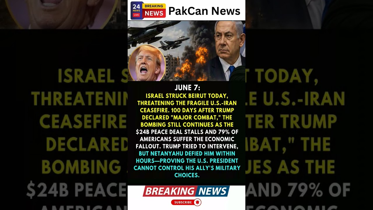 Beirut Airstrikes Renew Concerns Over Regional Stability | PakCan News