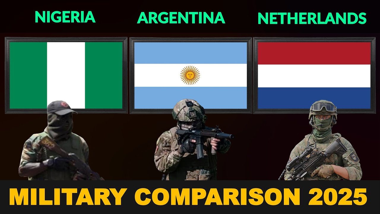 Nigeria vs Argentina vs Netherlands Military Power Comparison 2025