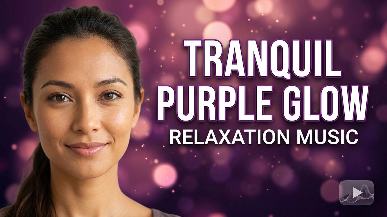 Tranquil Purple Glow | Relaxation Music Video