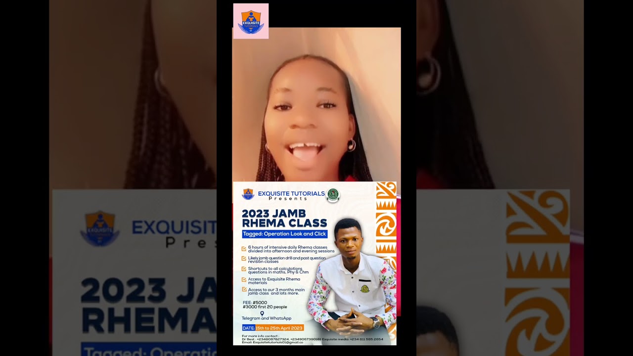 2023 JAMB RHEMA CLASS ( all you need to blast your jamb) #jamb #jamb2023 #rhemaclass