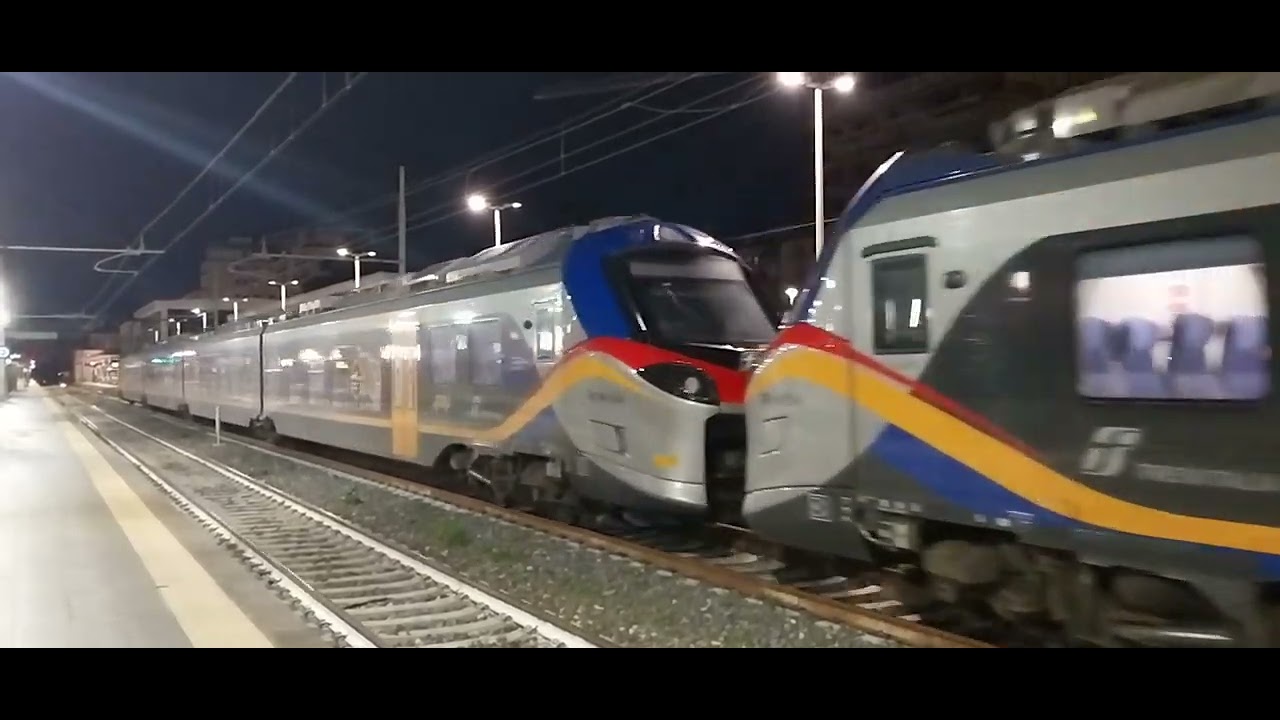 Reg. 4297 Napoli Centrale-Taranto in partenza dalla stazione di Battipaglia (Primo video dell'anno).