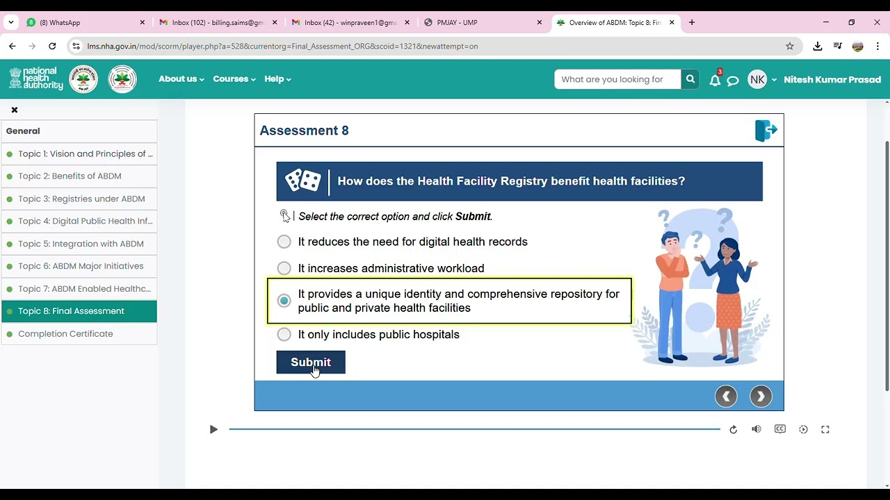 PM-JAY Assessment Questions Solved | ABDM | Exam 90–100% Accurate Answers | Ayushman Yojana Staff