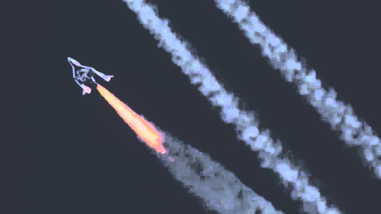 Virgin Galactic Space Tourism Rocket Crashes During Test Flight