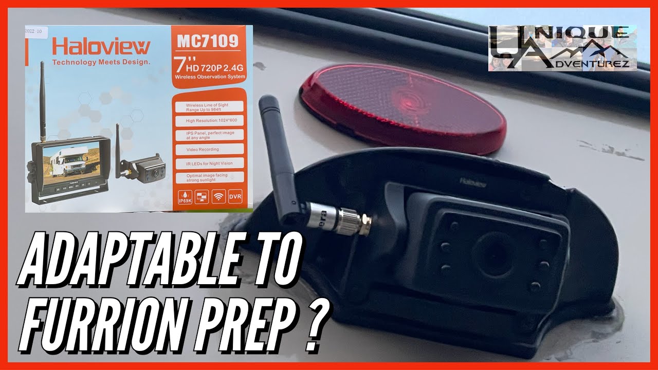 HALOVIEW MC7109 RV BACKUP CAMERA INSTALL | FITS THE FURRION TRAILER PREP ?