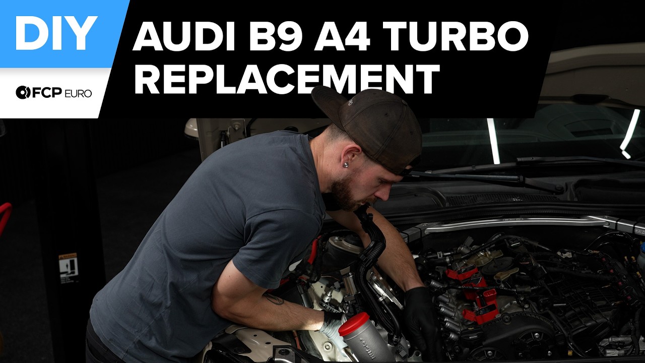Замена турбокомпрессора Audi A4 своими руками (Audi B9 A4, A5, Sportback, Allroad 2017-2024)