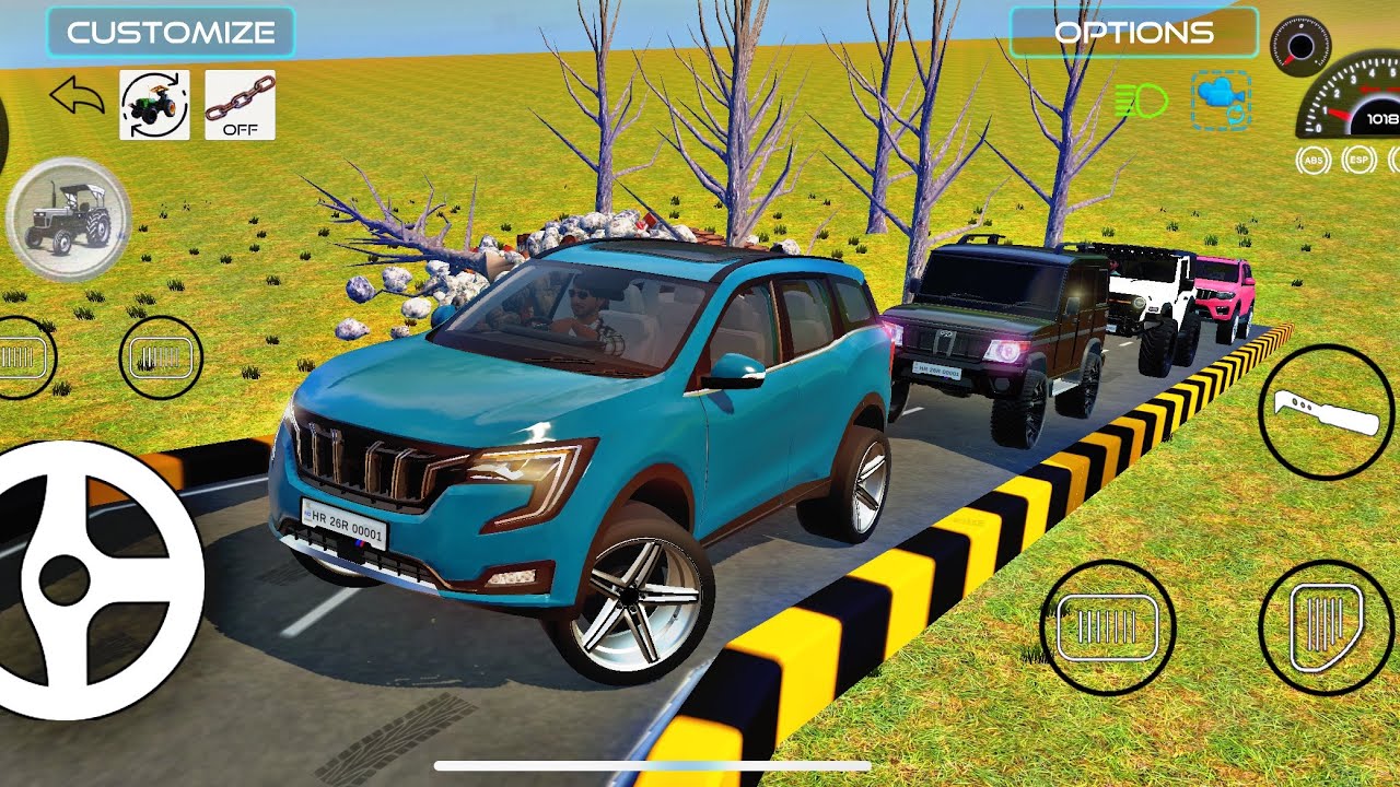 Drive Dumper and Unloading Stone From Dumper Truck in Game🔥 #scorpio #4x4#thar #fortuner #gameplay 