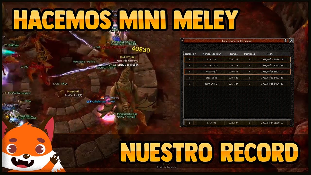 🔥 ¡Nuestro récord Semanal en Mini Meley! 🏆 Resumen del Directo en Metin2 🔥