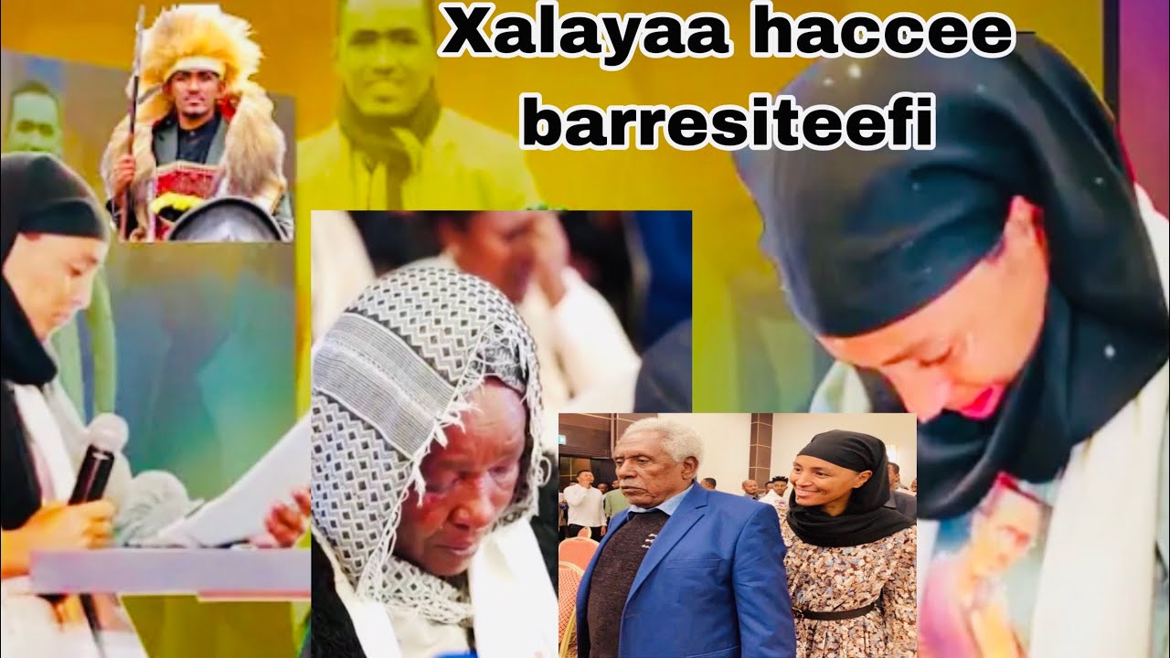 xalayaa onnee nama xuuqu Haati Mana Hacee barresitee 😭😭😭Hachalu Award