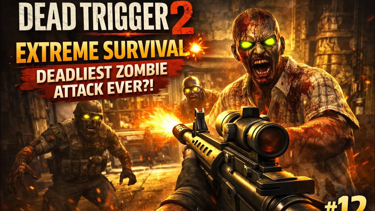 Dead Trigger 2 Extreme Survival 💥 | Deadliest Zombie Attack Ever?! 😱 Gameplay #12