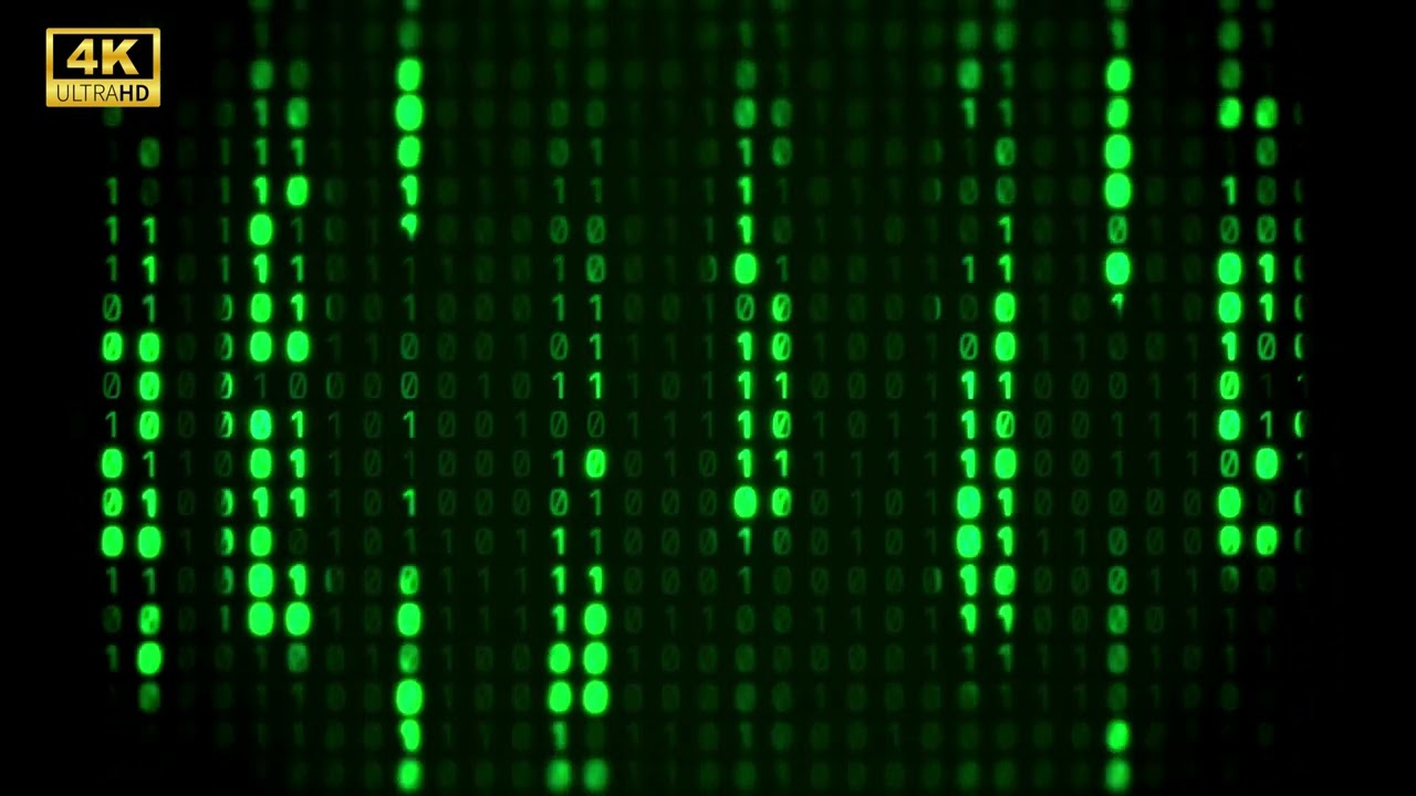 Die Matrix als Bildschirmschoner in 4K für TV, Handy, PC  und Tablet