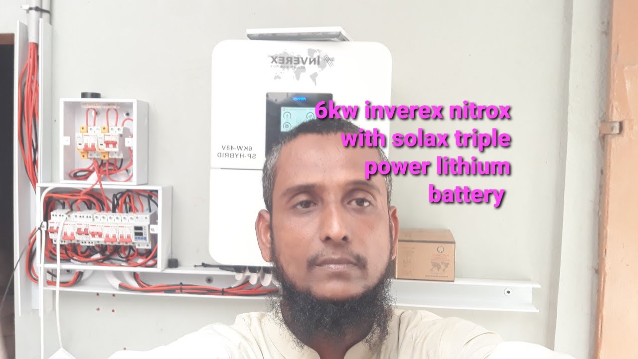 6kw inverex nitrox with solax triple power lithium battery