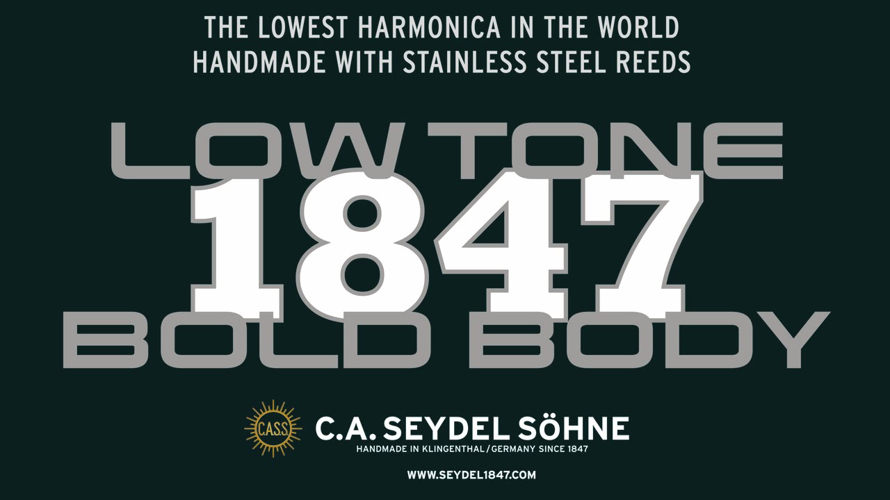 The lowest tuned diatonic harmonica in the world - the 1847 Low Edition