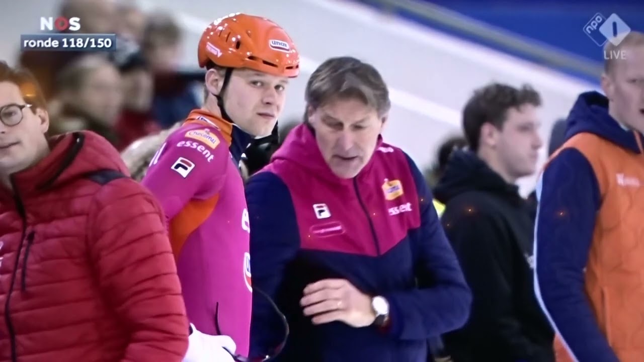 NK marathon schaatsen Thialf in Heerenveen mannen jaar 2025