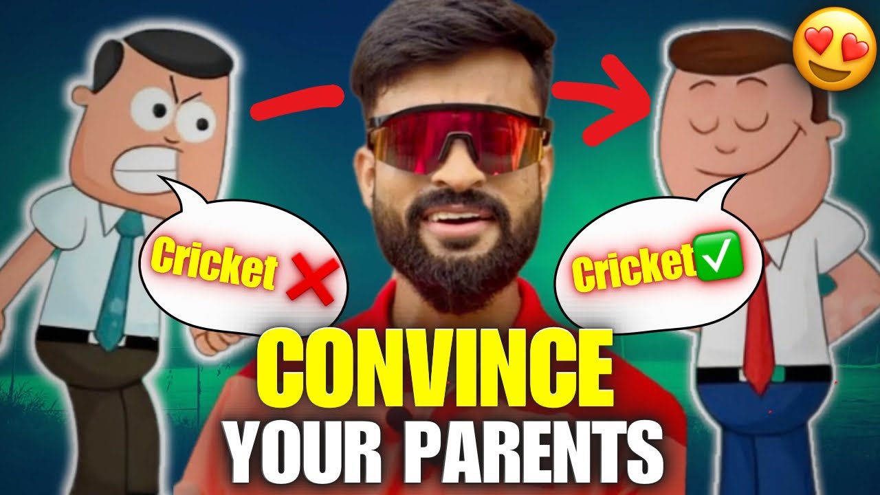 HOW TO CONVINCE PARENTS for CRICKET✅🔥 | Family Support in Cricket😍 | How to Manage Study & Cricket💪