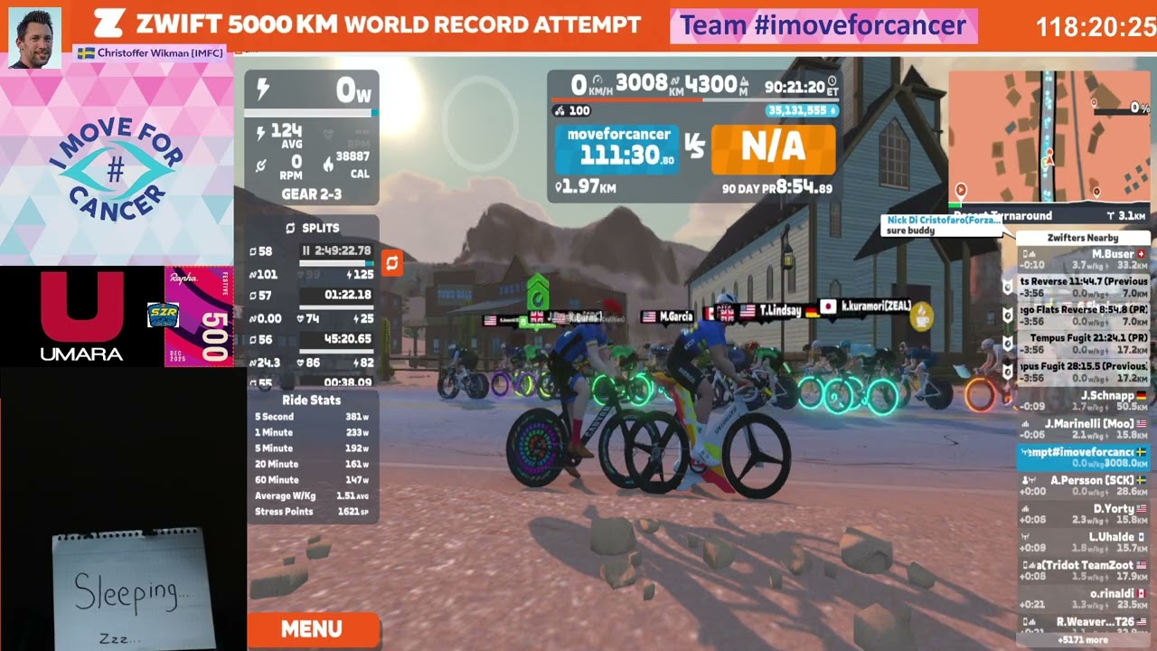 Zwift 5000K WR - Day 5 - Video 3 (2025 12 28 22 08 42)
