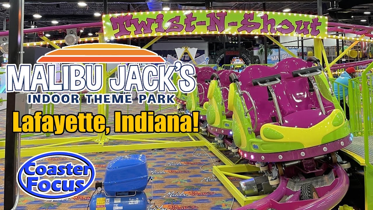 СОВЕРШЕННО НОВЫЙ развлекательный центр Malibu Jacks в Лафайете, штат Индиана!