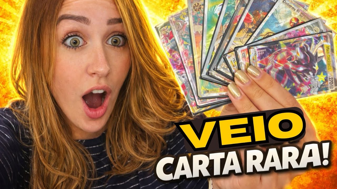 VEIO CARTA RARA?! 🤯🔥 Abrindo VÁRIOS Boosters de Pokémon TCG