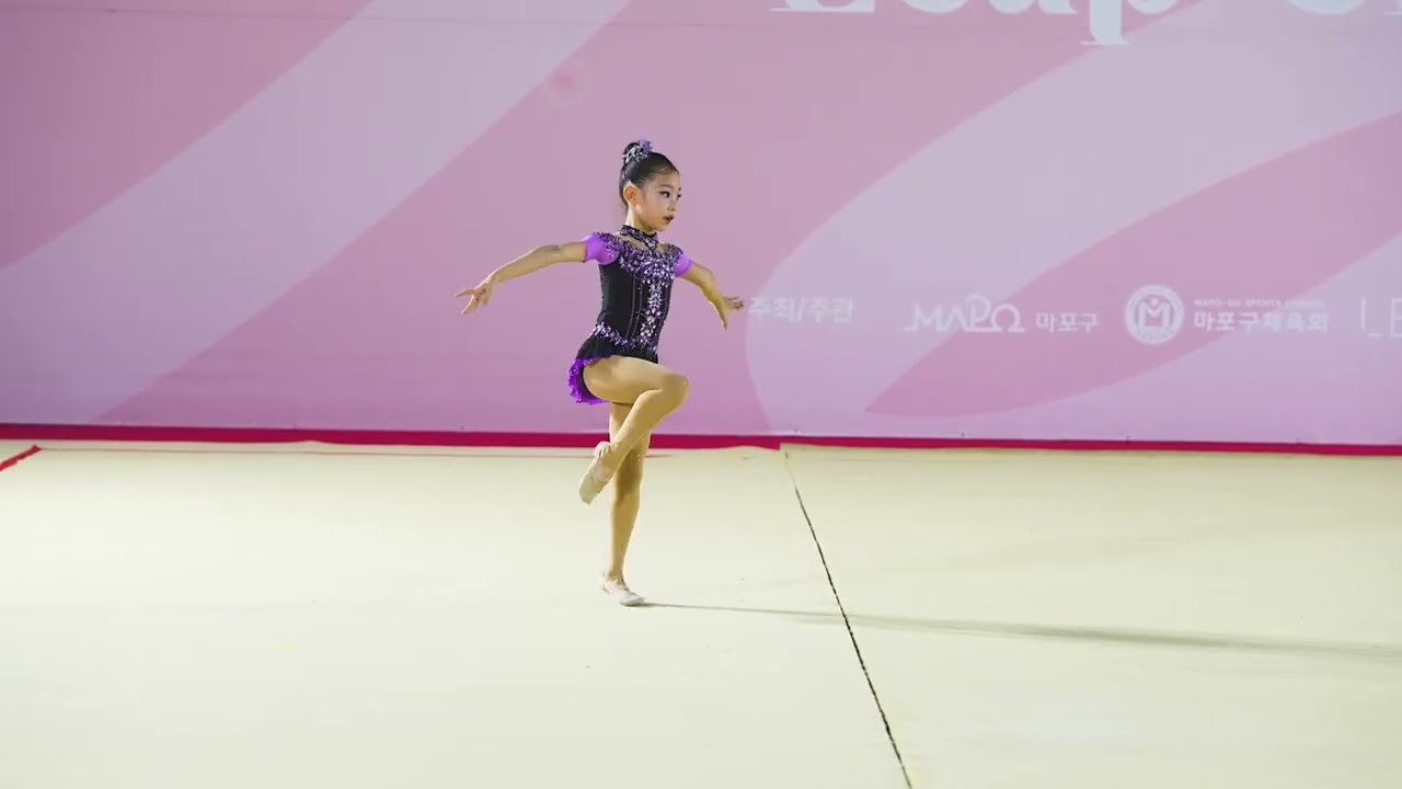 2025 마포구청배 리프챌린지컵 리듬체조 7세 맨손 자유 2위 김아린 알라딘 