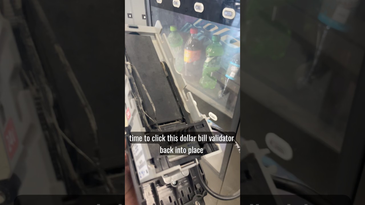 I&rsquo;m replacing a bill changer on a vending machine.