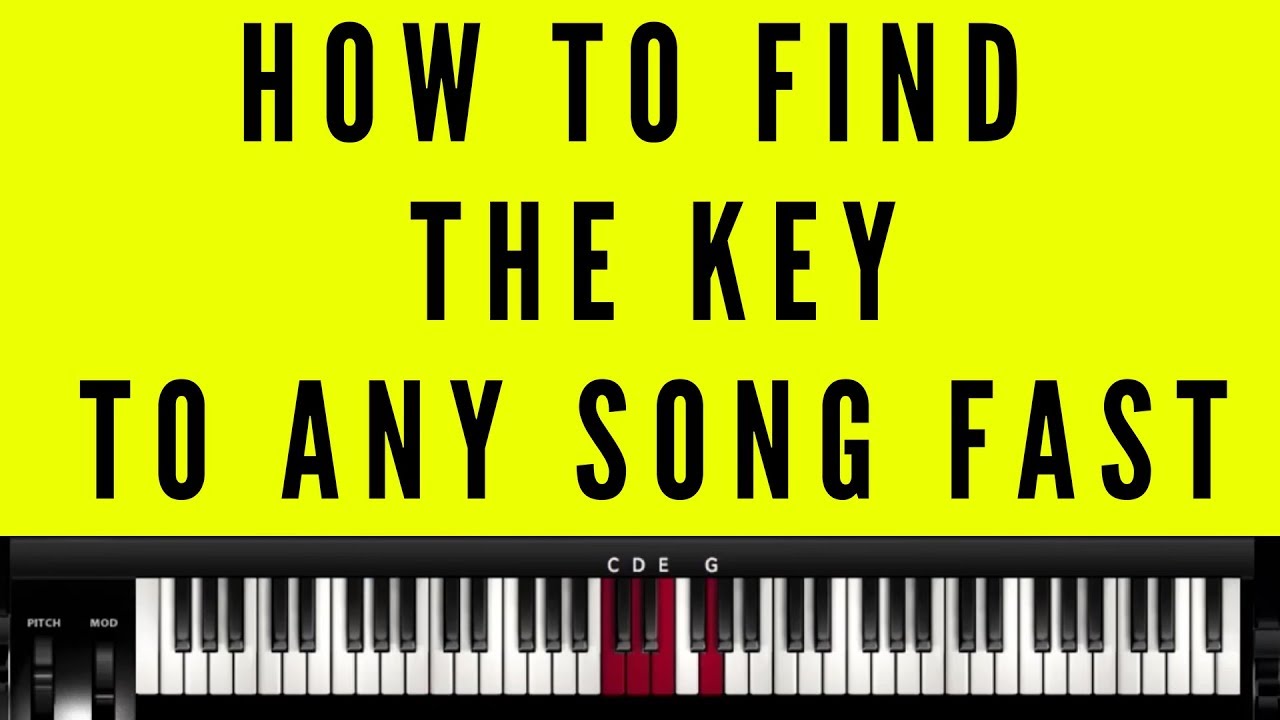 How to find the key of a song on piano (Instructor - Emmanuel)