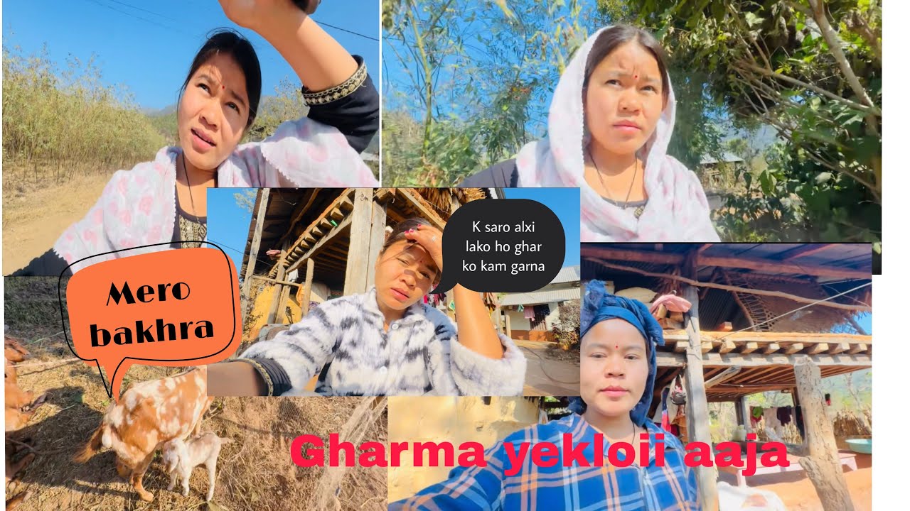 Gharko kam garna kati alxi lageko ho