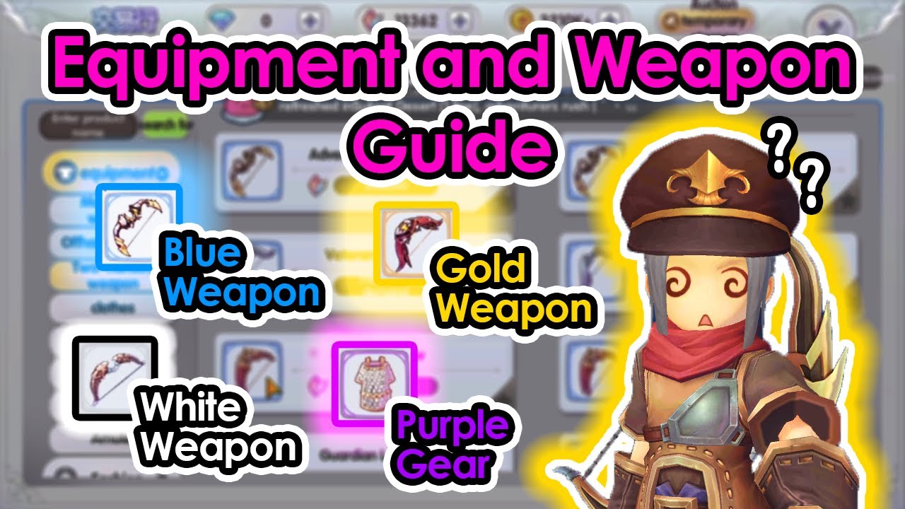 [ROX/라그x]  Equipment and Weapon Guide 한글자막 | KingSpade