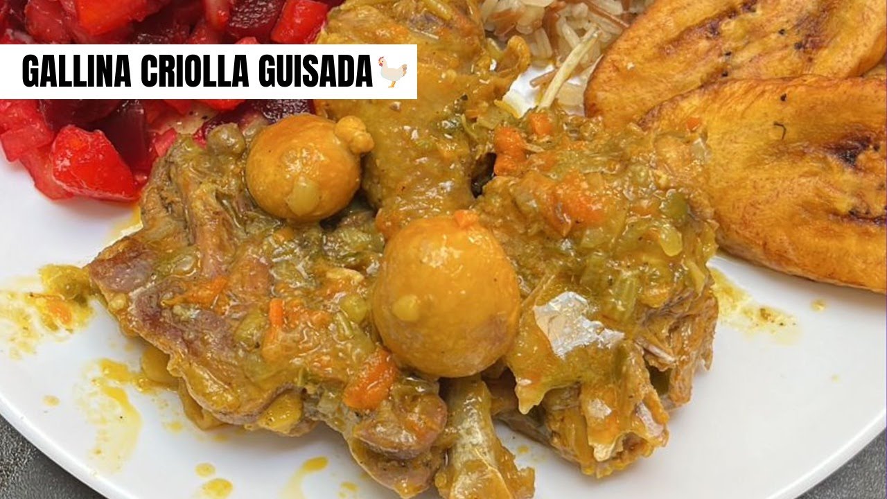GALLINA CRIOLLA - GUISO DE GALLINA CRIOLLA - GALLINA CRIOLLA GUISADA