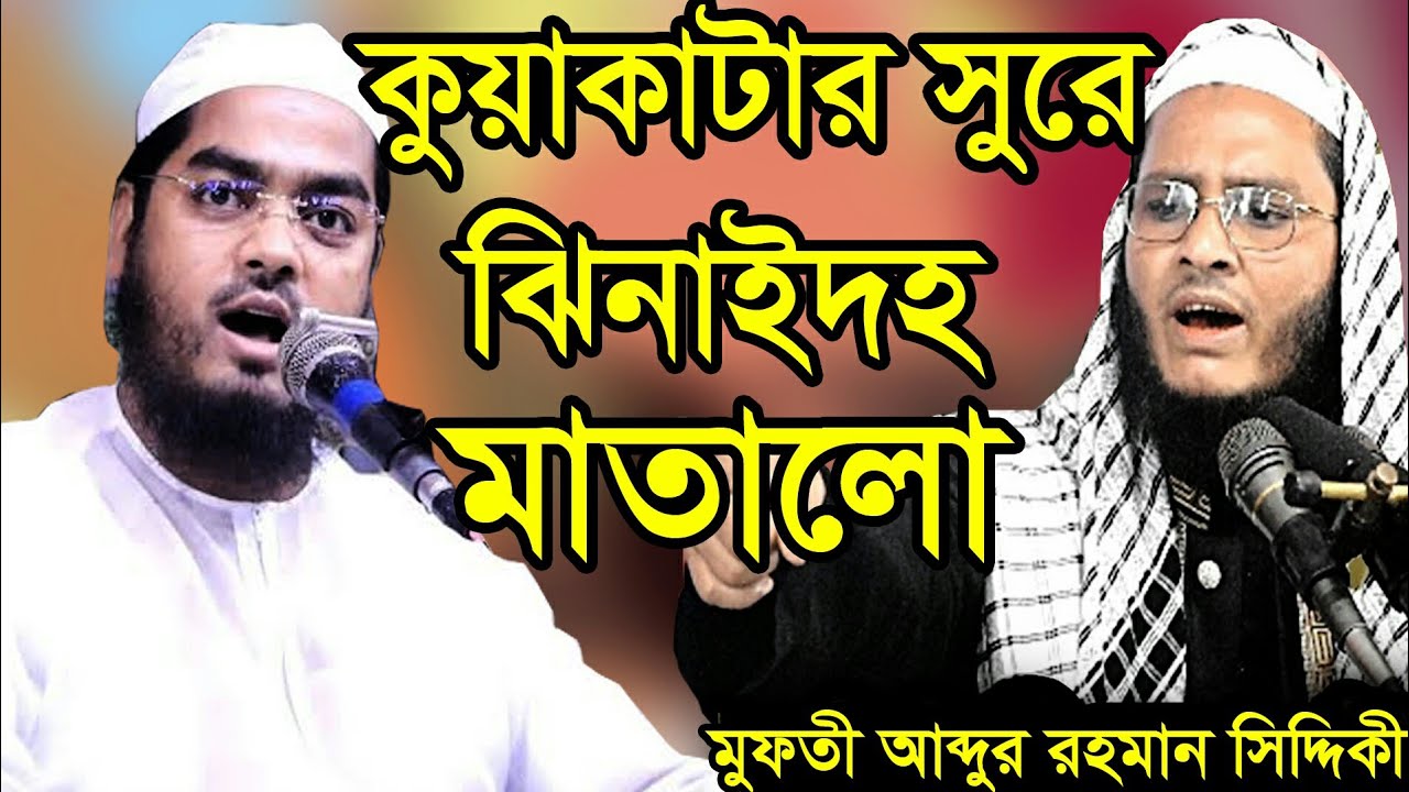 কুয়াকাটার সুরে ঝিনাইদহ মাতালো,মাওঃ মুফতী আব্দুর রহমান সিদ্দিকী কুয়াকাটা, Abdur Rahman Siddiki Waz