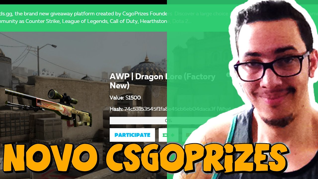 Novo CSGOPRIZES I Ganhe sua DRAGON LORE I 100% CONF