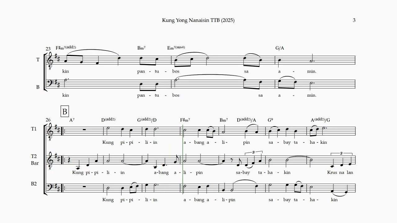 Kung Yong Nanaisin TTB 2025