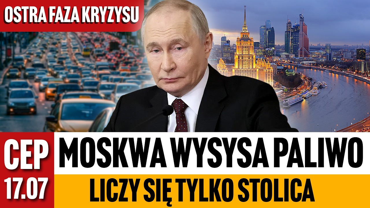 CEP - Moskwa wysysa Rosję z paliwa. Ostra faza kryzysu.