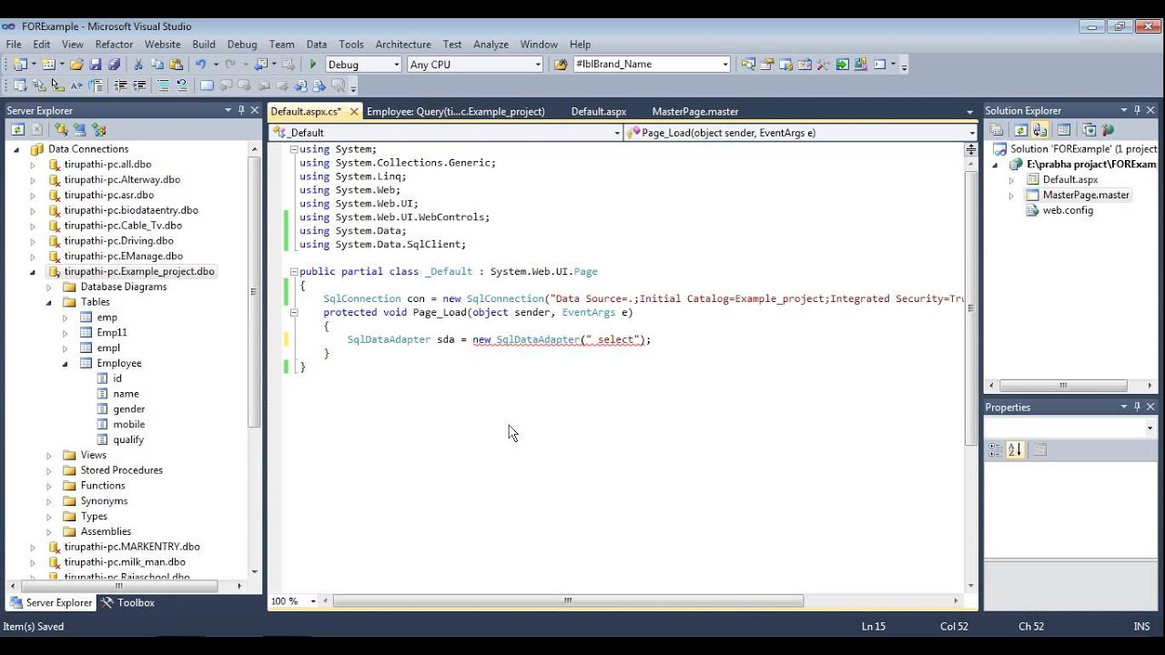Repeater Concept In Asp.net