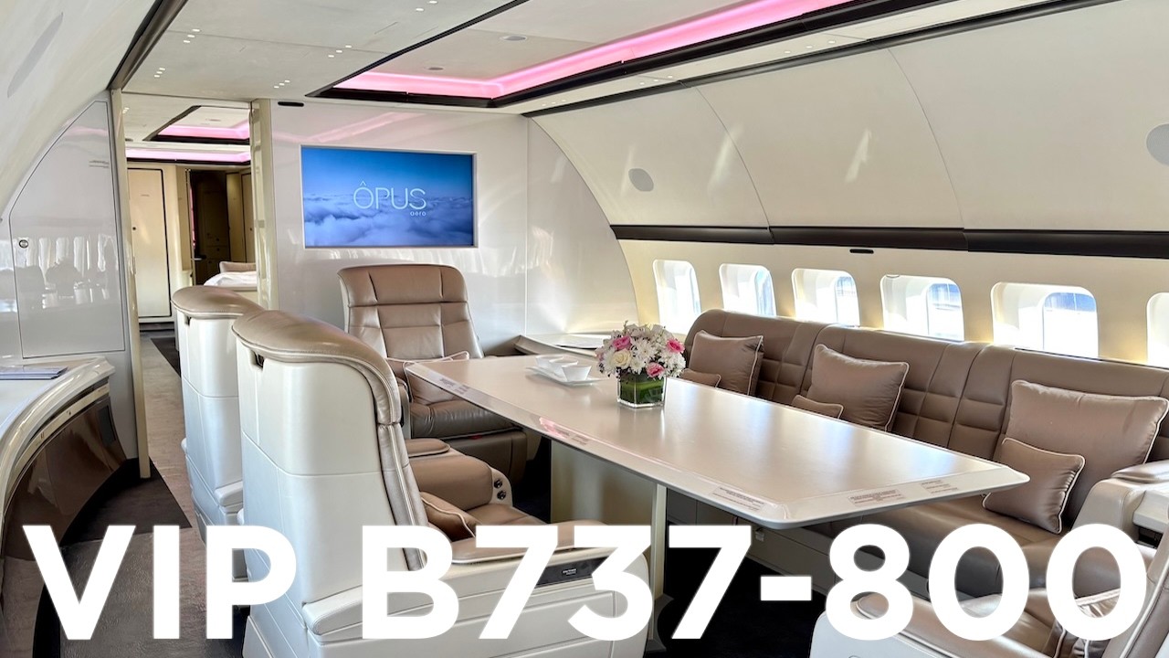 A look Inside the BBJ2 SN35792
