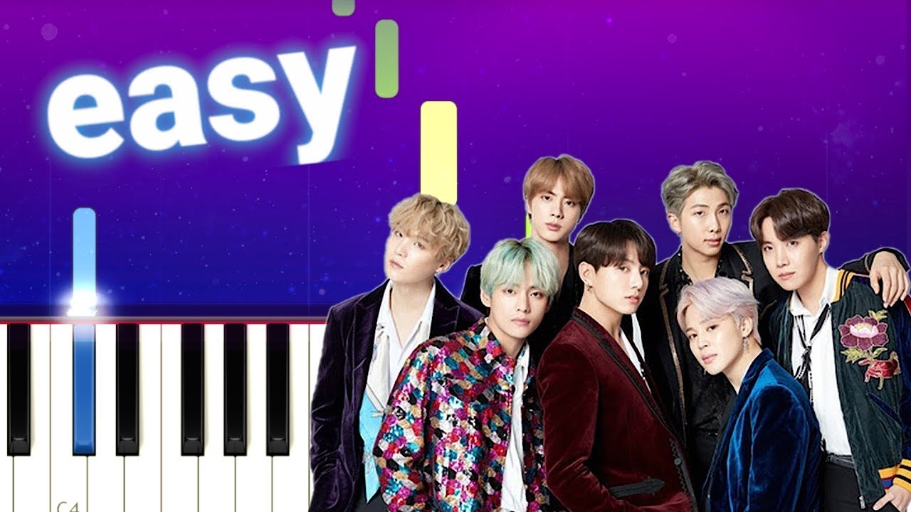 BTS - Louder than bombs (100% EASY PIANO TUTORIAL)