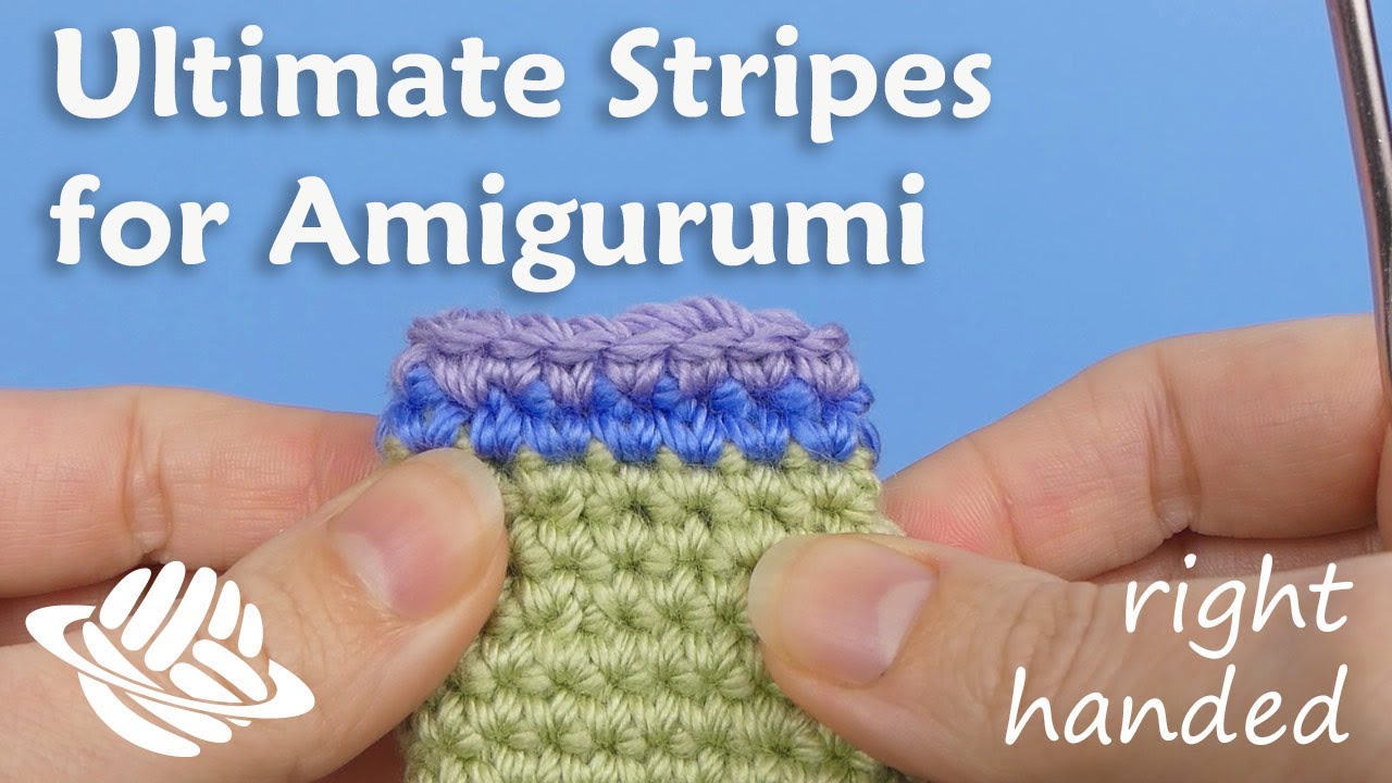 Ultimate Stripes для амигуруми (версия для правой руки)