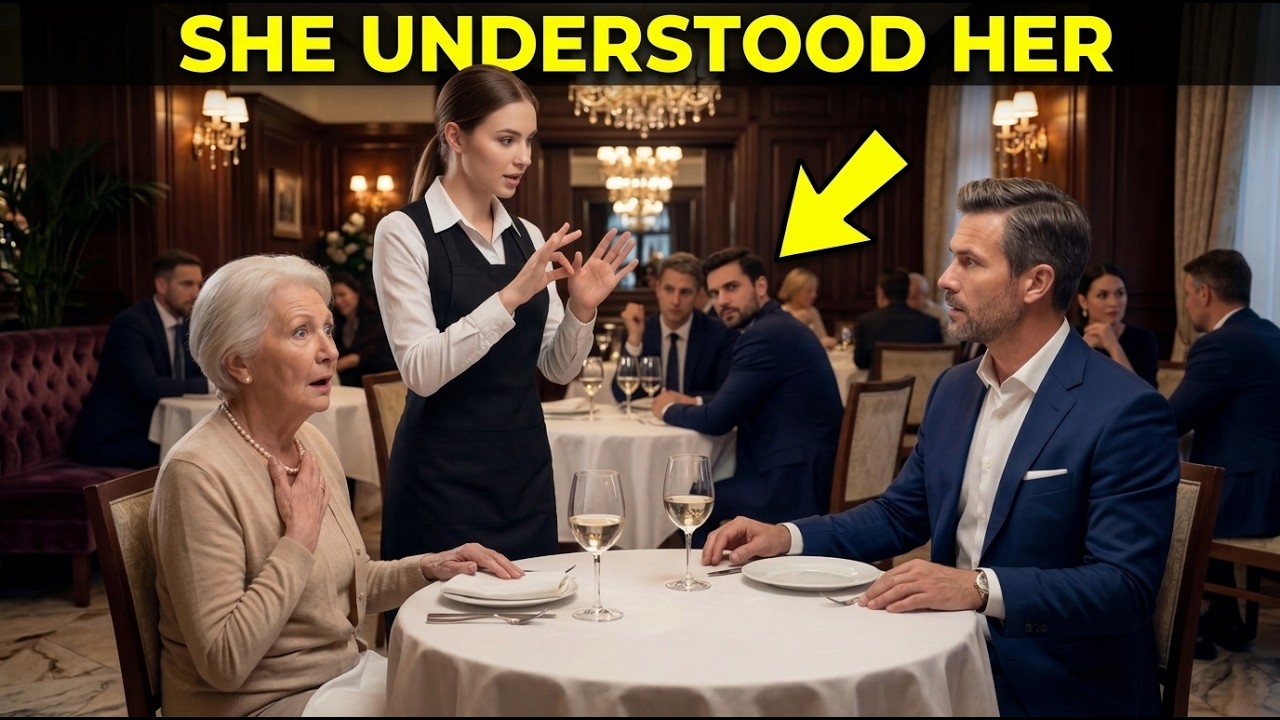 Shy waitress greeted billionaire’s deaf mom — her sign language left everyone shocked