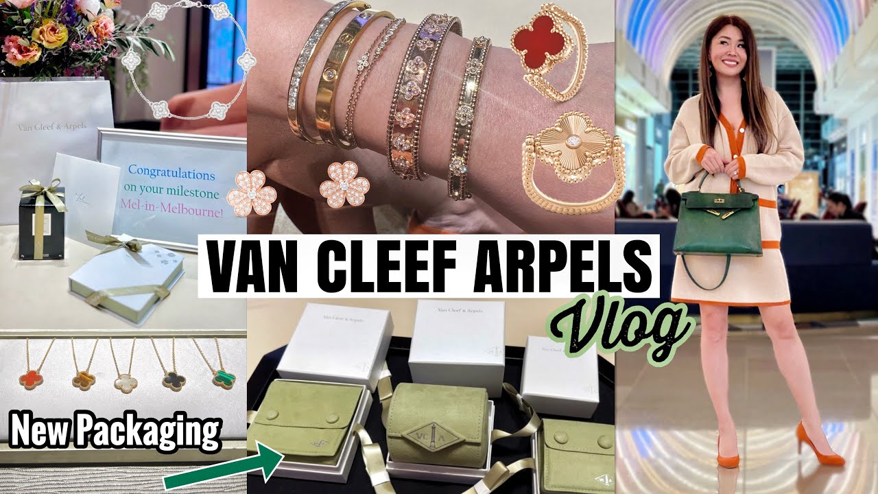 Видеоблог VCA SHOPPING — ОБОЙДИТЕ ПОВЫШЕНИЕ ЦЕН! Новая упаковка Van Cleef + примерка браслетов Pe...