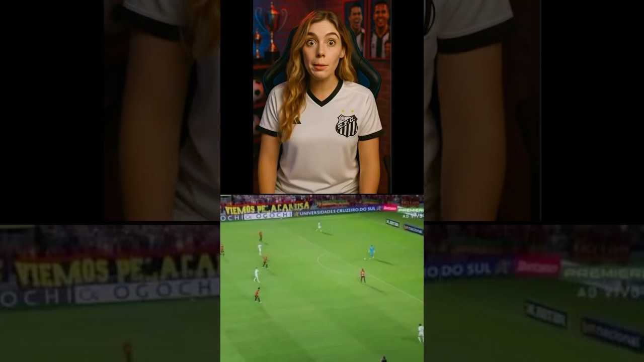 O que foi essa falha do Braz&atilde;o?! 🤯 Gol do Sport no Santos inacredit&aacute;vel!
