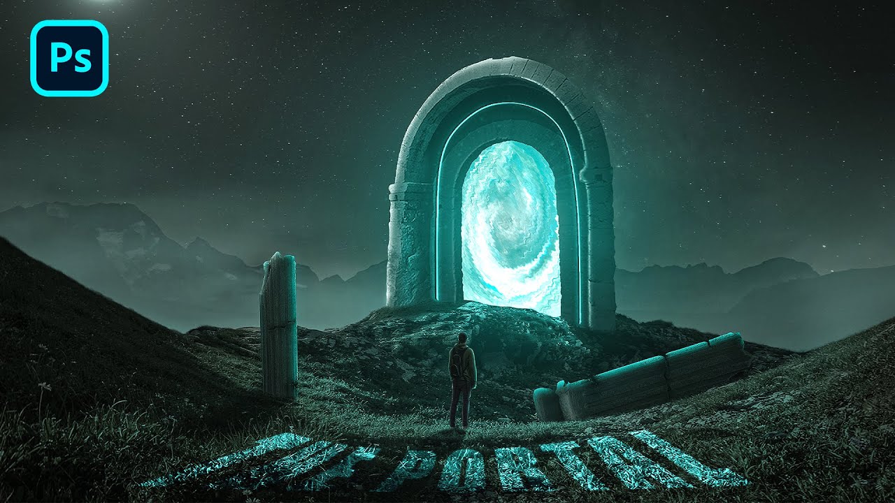 THE PORTAL Photo Manipulation Photoshop Fantasy Speed Art