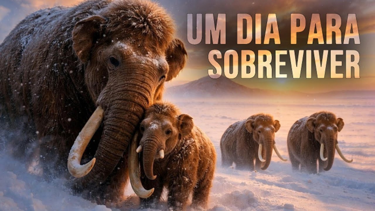 Um Dia na Vida de uma Família de Mamutes 🦣 | Mini Documentário da Era do Gelo