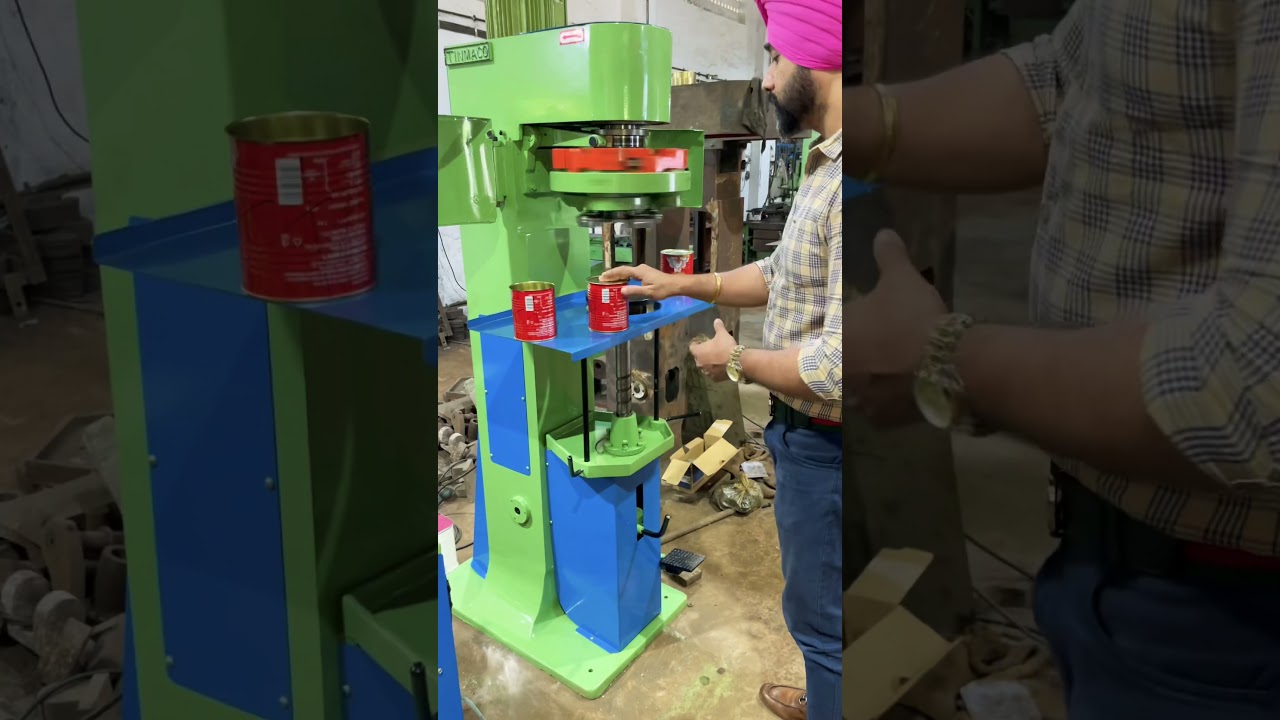 Food can seamer machine. Can seaming machine. Can seamer +91 9821033779