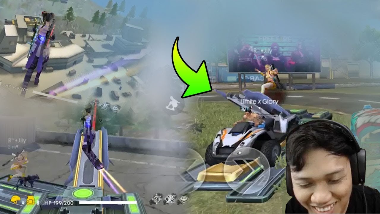 BUG TERBARU! LARI DI LANGIT! DAN BUG MOBIL LAUNCHER PAD! - Garena Free Fire