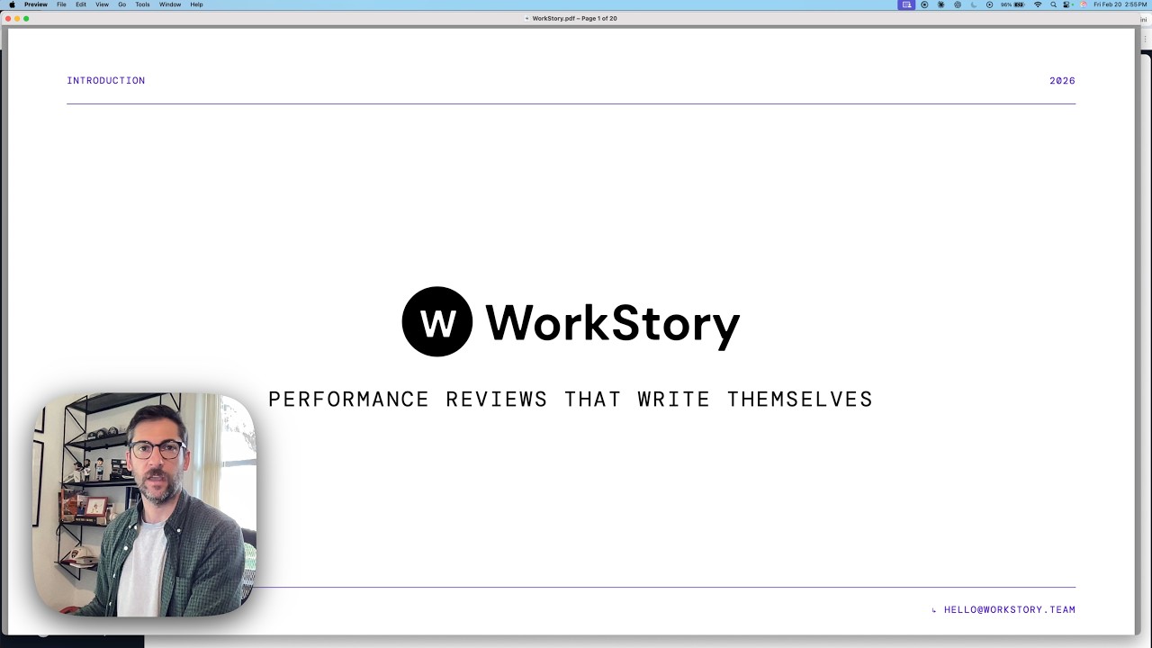 How to Run Better Performance Reviews with Continuous Feedback | WorkStory Walkthrough