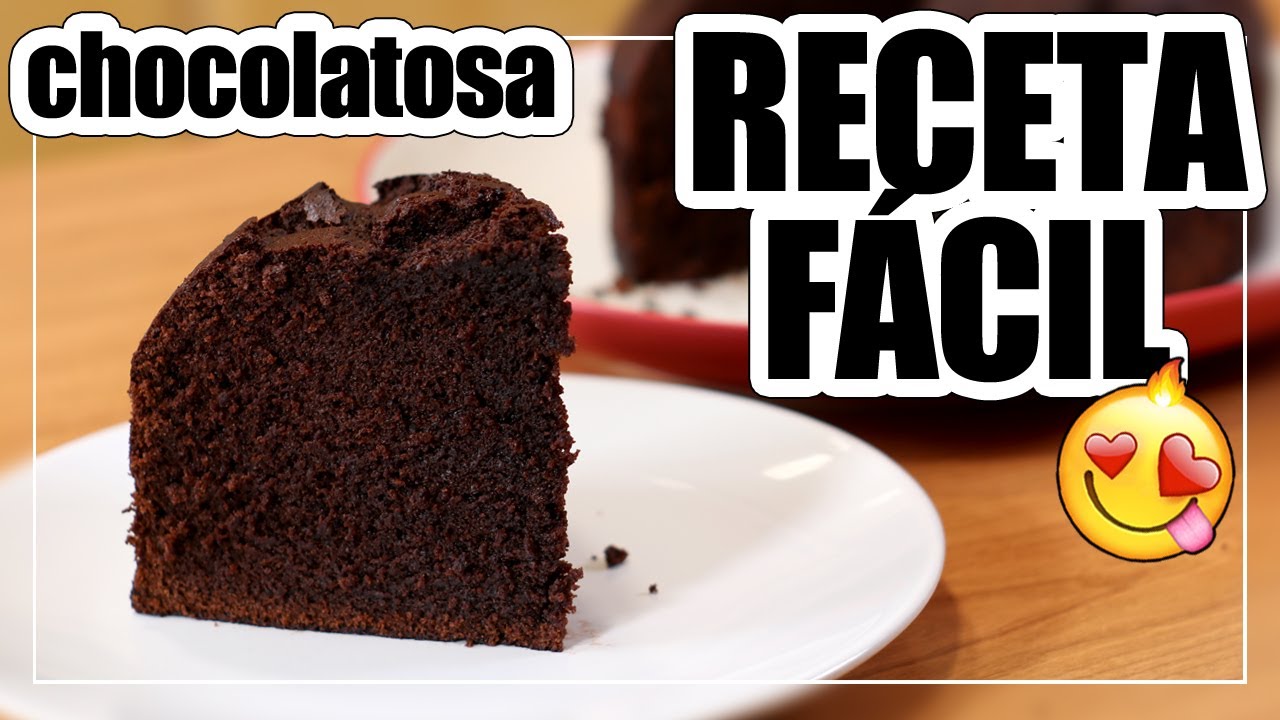 🍫BIZCOCHO de CHOCOLATE SÚPER ESPONJOSO y HUMEDO | Receta fácil