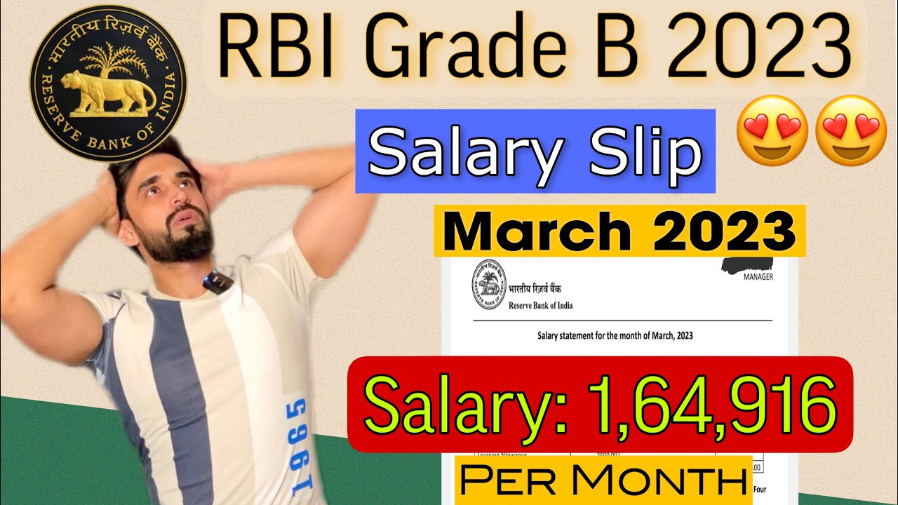 RBI Grade B Latest Salary Slip♦️2 Lakh+( March 2023 )🔥🔥🔥