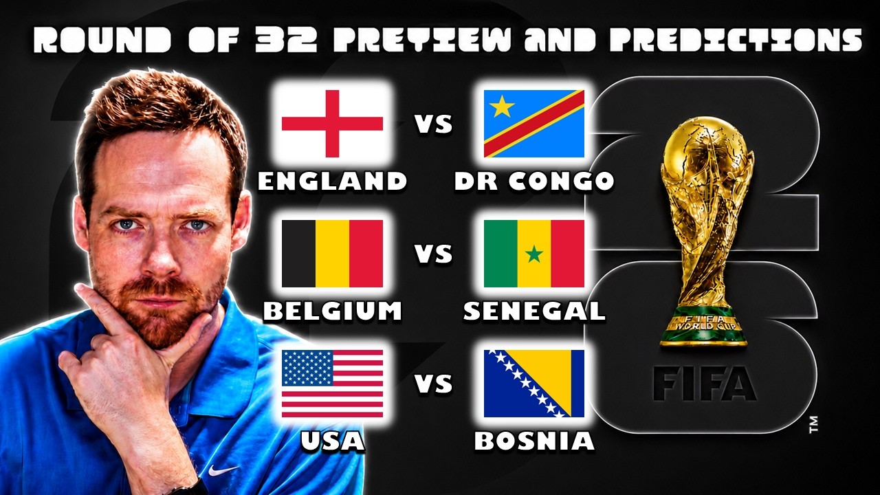 My World Cup Round of 32 Preview & Predictions! July 1st 2026