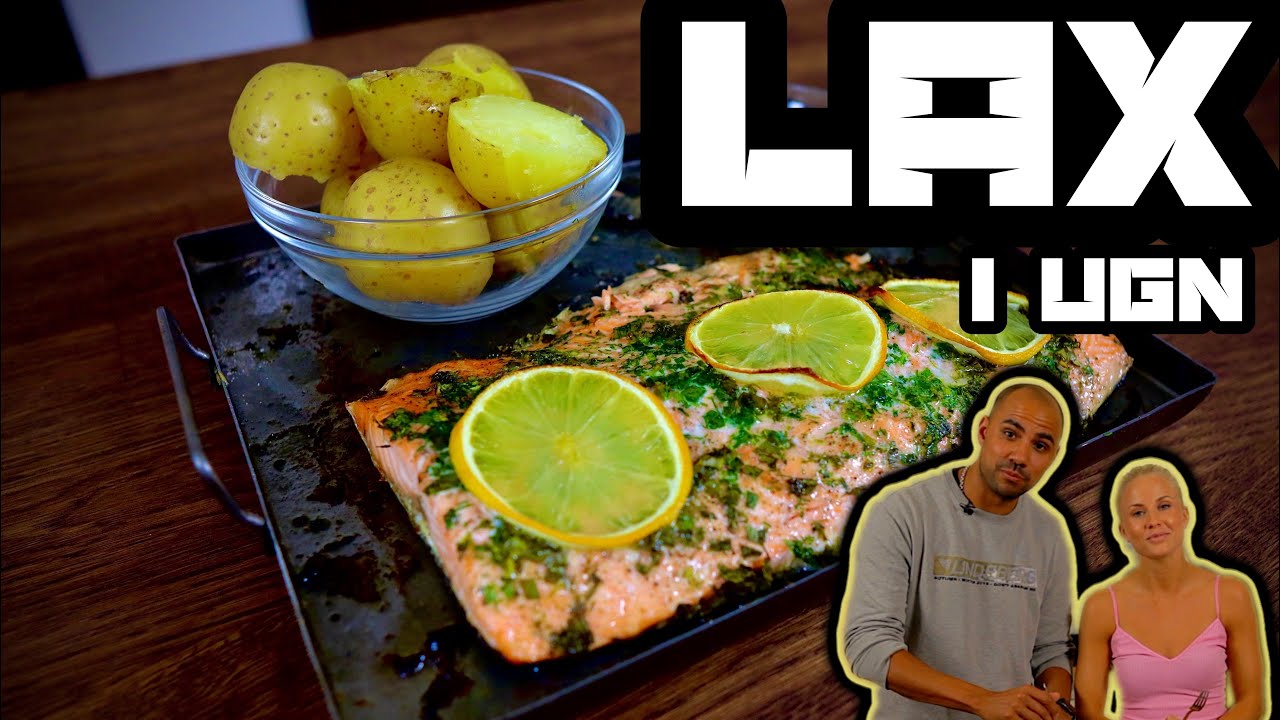 Ugnsbakad Lax med dill, salladslök och citron  | Galet gott och sköter sig själv i ugnen *Lax i ugn*