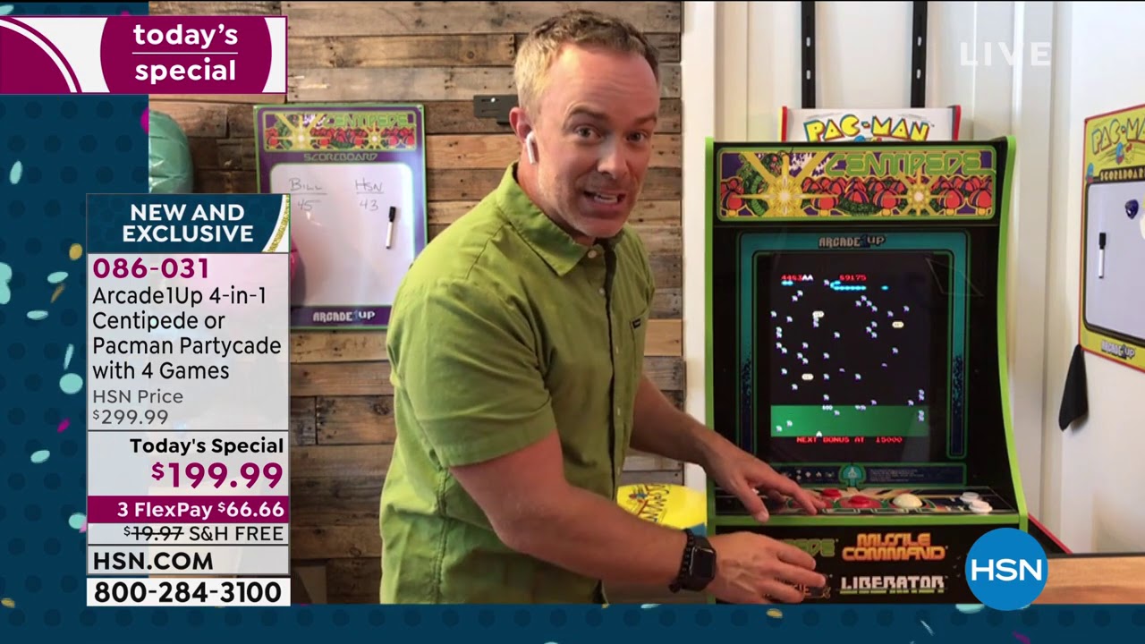 Arcade1Up 4in1 Partycade with PacMan, Dig Dug, Galaga an...