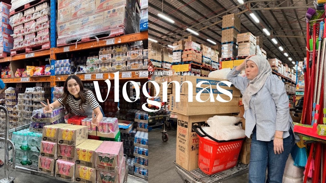 monthly fridge restock!!! | december vlogmas ❤️🎄❄️